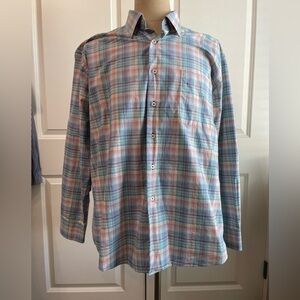 Men’s Allen Flusser Oxford dress shirts. Lot of 2, size XL.